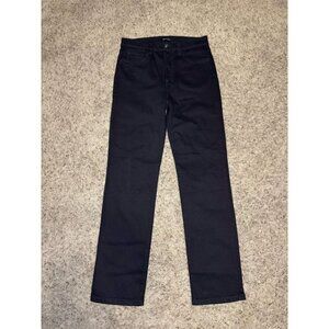 NWT FAVORITE DAUGHTER The Vivi Jeans Black High Waist Long Straight Basic 31x32